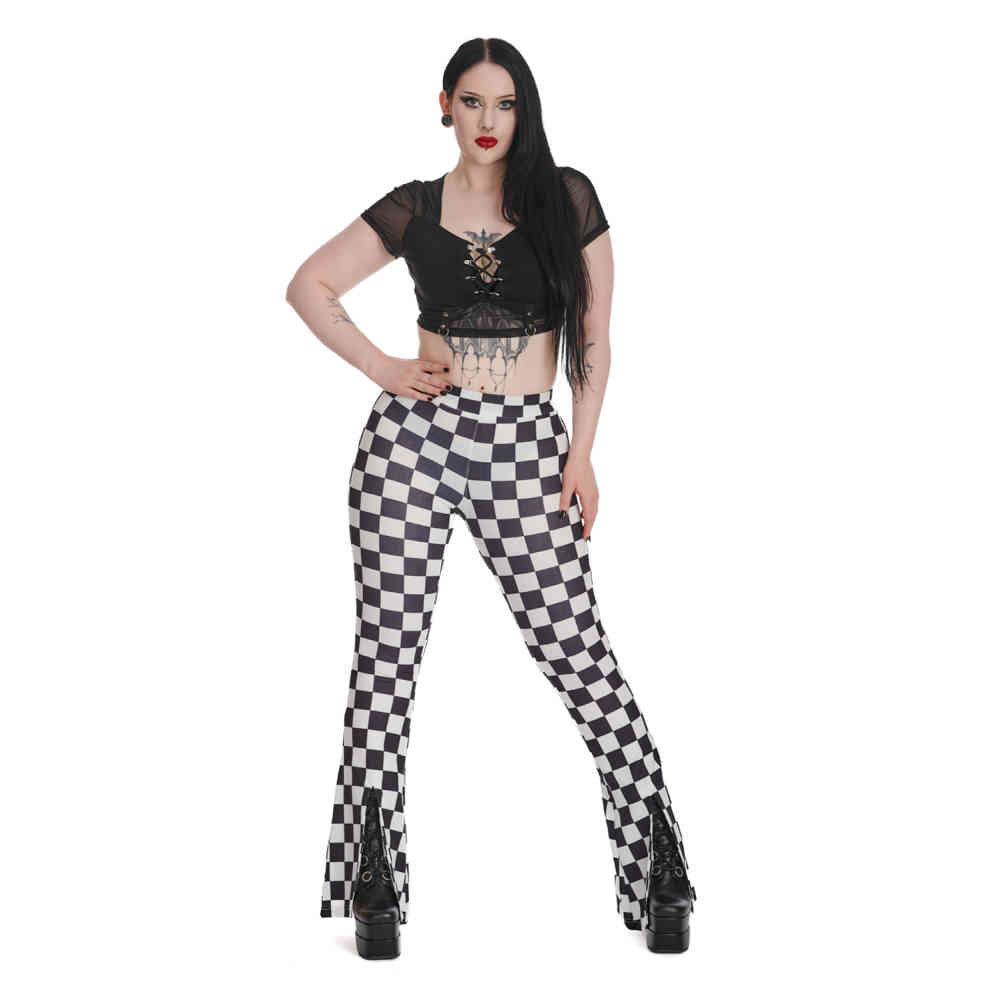 Banned - Shadow Veil Mesh Crop top - Black